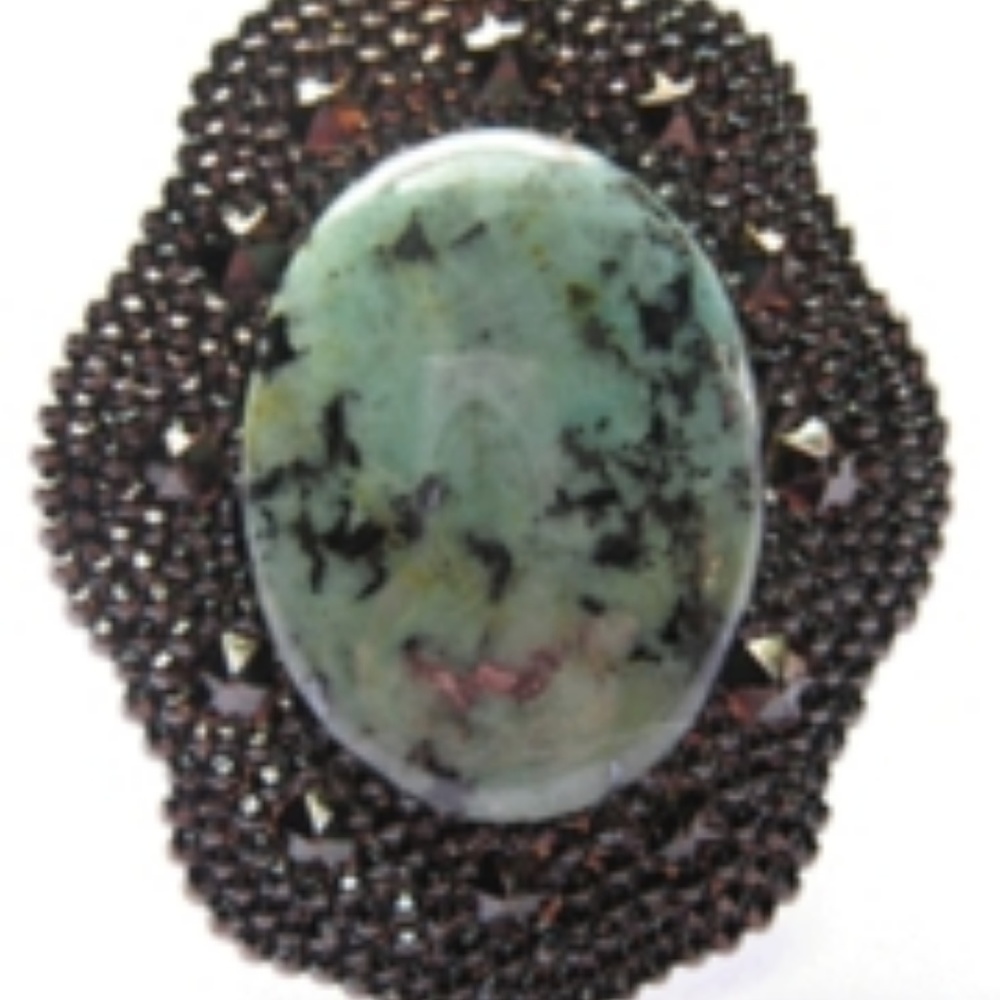 GASOLINE GLAMOUR AFRICAN TURQUOISE RING